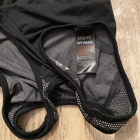 Black and White Ivy Park Tank Top - Picture 2 of 4